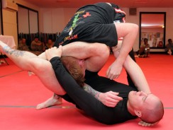 Triangle Choke Hold for Mixed Martial Arts